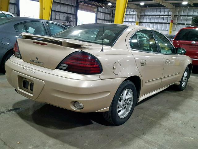 1G2NF52E84M506835 - 2004 PONTIAC GRAND AM S GOLD photo 4