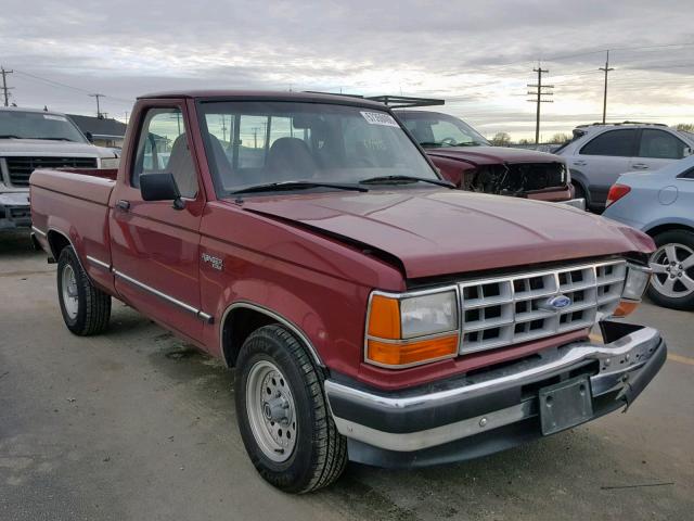 1FTCR10UXNPA99128 - 1992 FORD RANGER MAROON photo 1