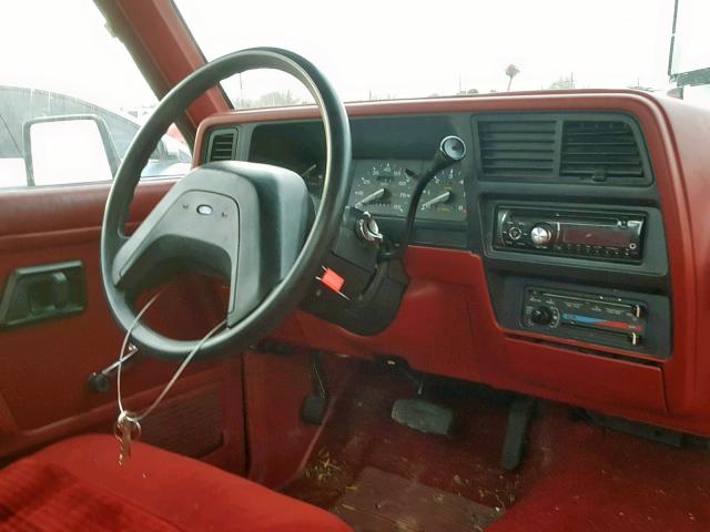 1FTCR10UXNPA99128 - 1992 FORD RANGER MAROON photo 9