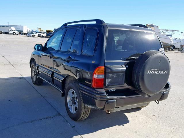 2CNBE634036936431 - 2003 CHEVROLET TRACKER LT BLACK photo 3