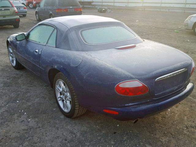 SAJDA42C61NA22641 - 2001 JAGUAR XK8 BLUE photo 3