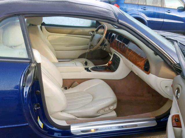 SAJDA42C61NA22641 - 2001 JAGUAR XK8 BLUE photo 5