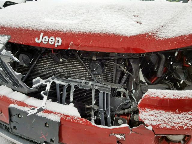 1J4RR5GT3BC700469 - 2011 JEEP GRAND CHER RED photo 9