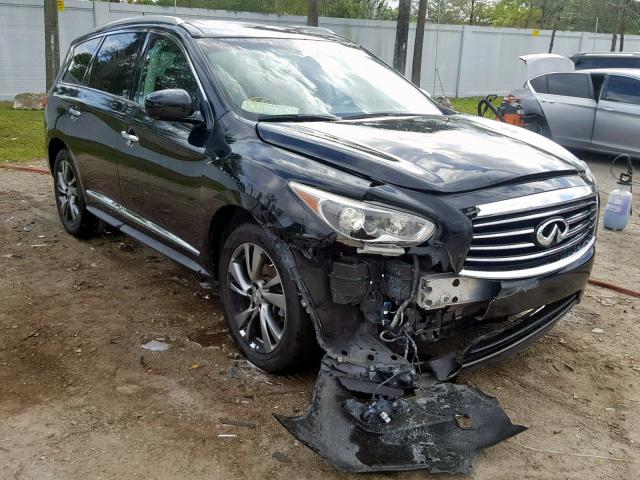 5N1AL0MN6DC301826 - 2013 INFINITI JX35 BLACK photo 1