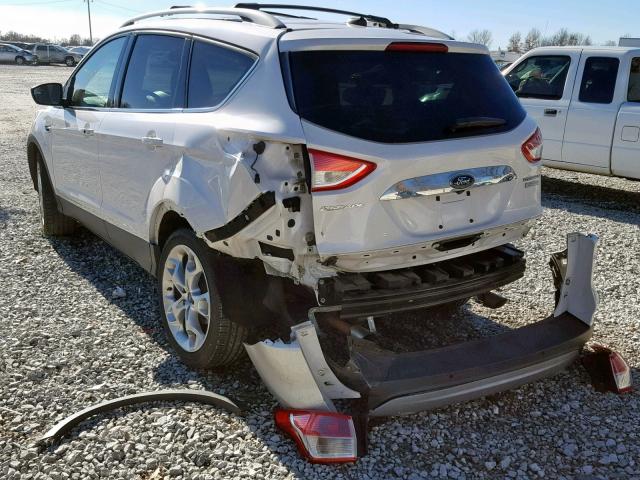 1FMCU0JX5EUA58145 - 2014 FORD ESCAPE TIT WHITE photo 3