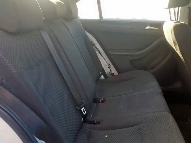 3VW2K7AJ8DM430135 - 2013 VOLKSWAGEN JETTA BASE Սպիտակ լուսանկար 6