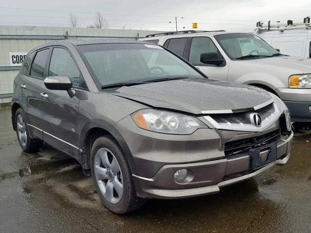 5J8TB18208A006620 - 2008 ACURA RDX GRAY photo 1