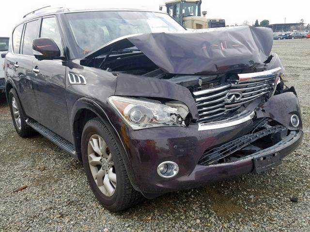 JN8AZ2NE0D9041261 - 2013 INFINITI QX56 PURPLE photo 1