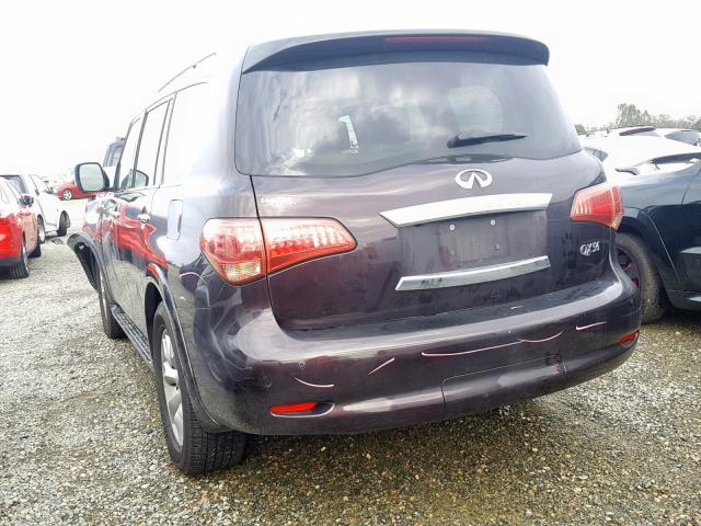 JN8AZ2NE0D9041261 - 2013 INFINITI QX56 PURPLE photo 3