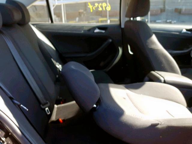 3VW2K7AJXDM280951 - 2013 VOLKSWAGEN JETTA BASE 黑色 照片 6