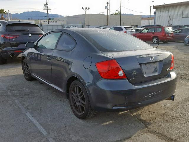 JTKDE167X70161505 - 2007 TOYOTA SCION TC შავი ფოტო 3