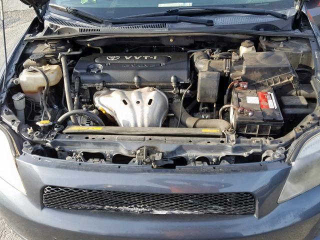 JTKDE167X70161505 - 2007 TOYOTA SCION TC შავი ფოტო 7