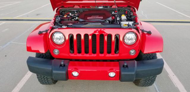 1C4AJWBG0HL599975 - 2017 JEEP WRANGLER S RED photo 9