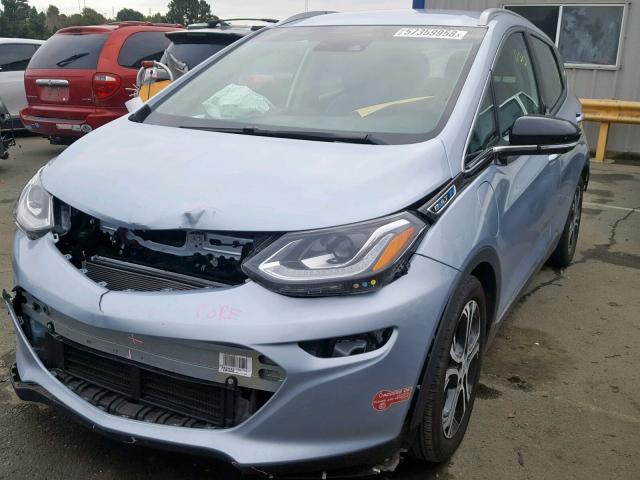 1G1FX6S00H4180082 - 2017 CHEVROLET BOLT EV PR SILVER photo 2