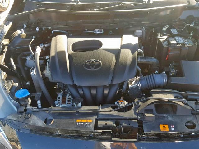 3MYDLBYV8HY173434 - 2017 TOYOTA YARIS IA BLACK photo 7