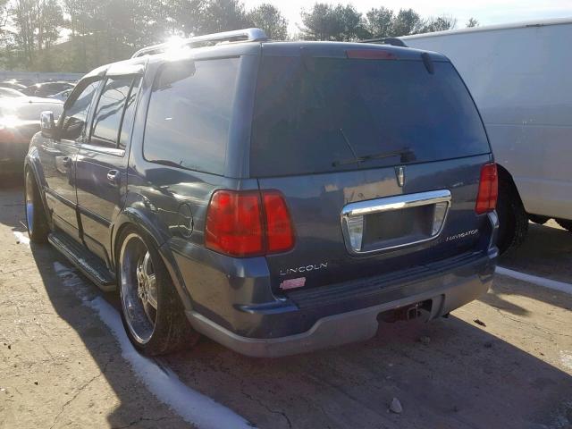 5LMFU28R04LJ10914 - 2004 LINCOLN NAVIGATOR 蓝色 照片 3