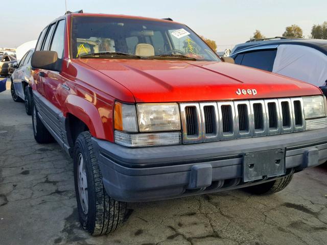 1J4GZ58S5SC685146 - 1995 JEEP GRAND CHER RED photo 1