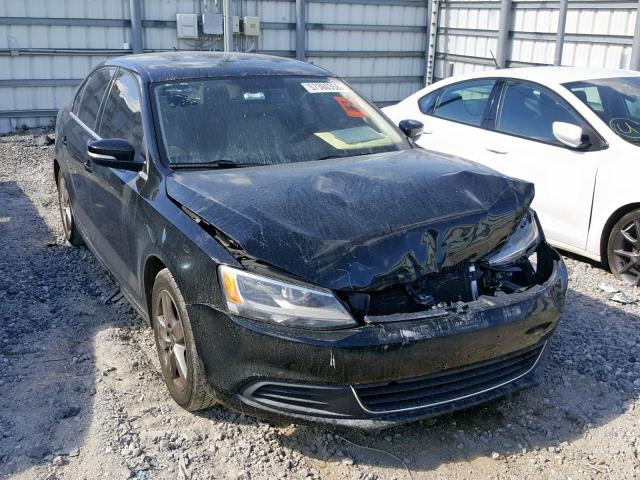 3VWLL7AJ9DM203439 - 2013 VOLKSWAGEN JETTA TDI BLACK photo 1