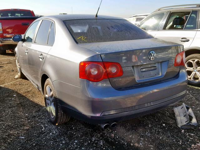 3VWHG71K37M106129 - 2007 VOLKSWAGEN JETTA 2.5 CHARCOAL photo 3