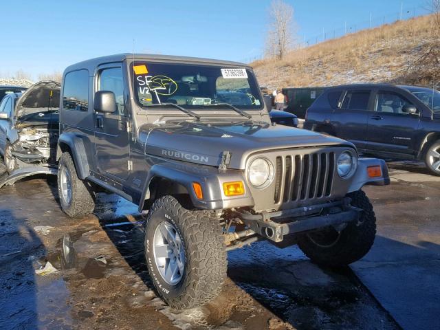 1J4FA64S45P345501 - 2005 JEEP WRANGLER / GOLD photo 1