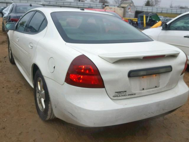2G2WP552461283307 - 2006 PONTIAC GRAND PRIX WHITE photo 3