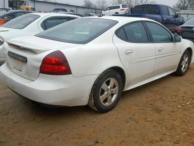 2G2WP552461283307 - 2006 PONTIAC GRAND PRIX WHITE photo 4