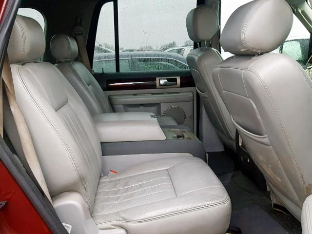 5LMFU28R64LJ07841 - 2004 LINCOLN NAVIGATOR MAROON photo 6