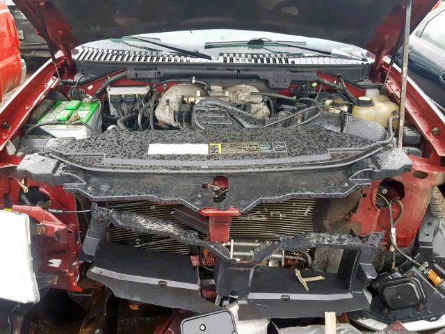 5LMFU28R64LJ07841 - 2004 LINCOLN NAVIGATOR MAROON photo 7