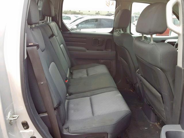 2HJYK16446H544420 - 2006 HONDA RIDGELINE SILVER photo 6