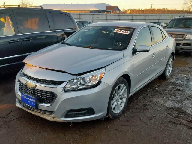 1G11C5SL0FF292909 - 2015 CHEVROLET MALIBU 1LT SILVER photo 2