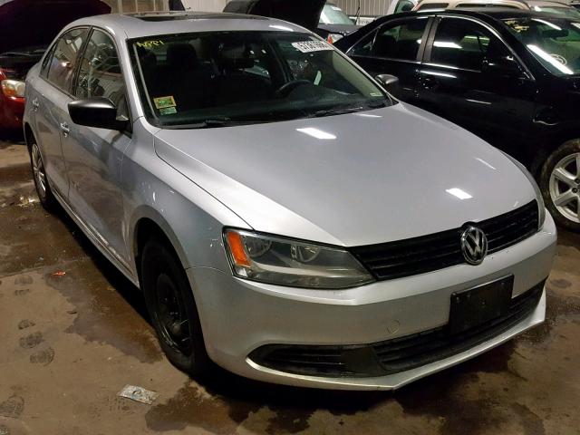 3VW1K7AJ2CM310504 - 2012 VOLKSWAGEN JETTA BASE SILVER photo 1