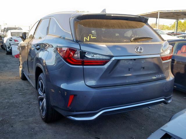 JTJDZKCA8J2010382 - 2018 LEXUS RX 350 L GRAY photo 3