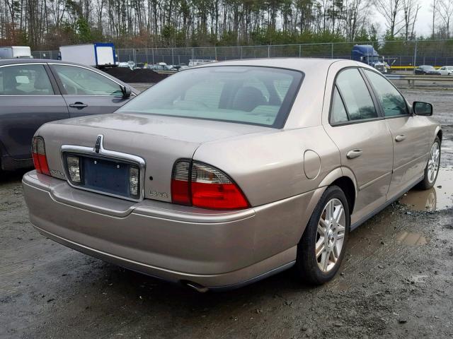 1LNHM87A63Y668973 - 2003 LINCOLN LS TAN photo 4