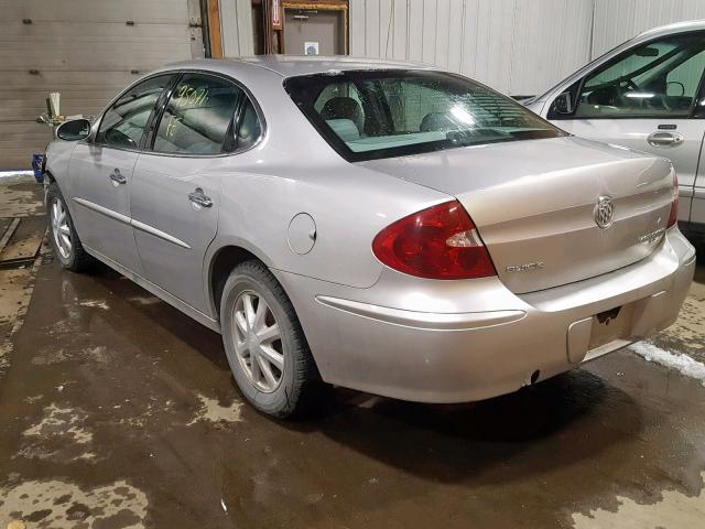 2G4WD582761297374 - 2006 BUICK LACROSSE C SILVER photo 3