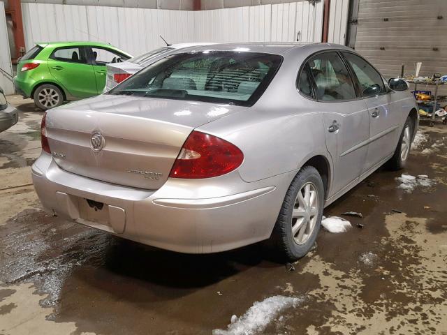 2G4WD582761297374 - 2006 BUICK LACROSSE C SILVER photo 4