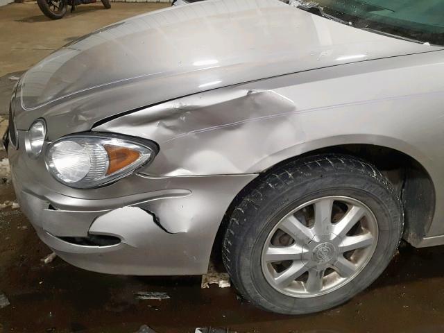 2G4WD582761297374 - 2006 BUICK LACROSSE C SILVER photo 9