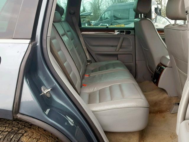 WVGBC67L54D016725 - 2004 VOLKSWAGEN TOUAREG 3. BLUE photo 6