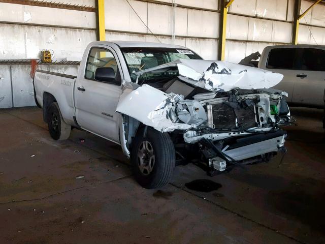 5TENX22N56Z250588 - 2006 TOYOTA TACOMA WHITE photo 1