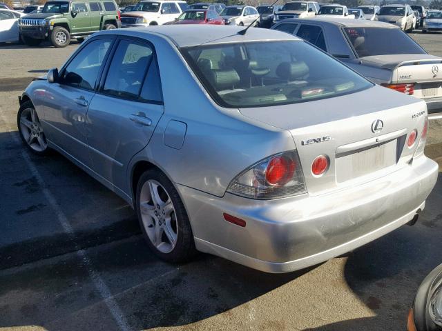 JTHBD182910028114 - 2001 LEXUS IS 300 SILVER photo 3