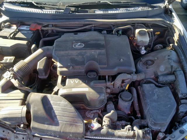 JTHBD182910028114 - 2001 LEXUS IS 300 SILVER photo 7