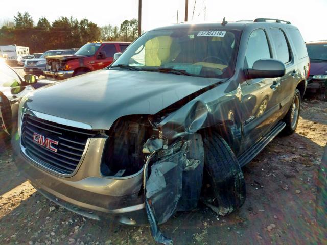 1GKFK13058R127859 - 2008 GMC YUKON GRAY photo 2