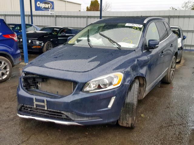 YV440MDMXF2662359 - 2015 VOLVO XC60 T5 BLUE photo 2