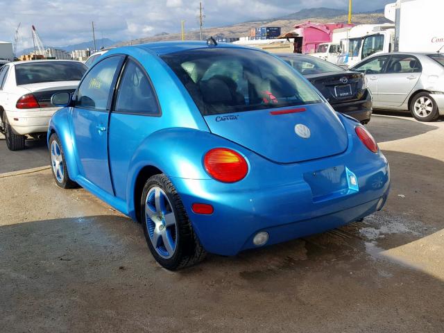 3VWGK31C94M422254 - 2004 VOLKSWAGEN NEW BEETLE BLUE photo 3