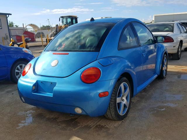 3VWGK31C94M422254 - 2004 VOLKSWAGEN NEW BEETLE BLUE photo 4