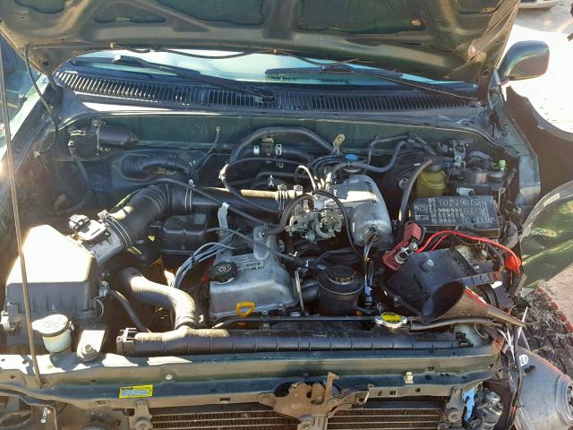 4TANM92N3XZ492743 - 1999 TOYOTA TACOMA PRE GREEN photo 7