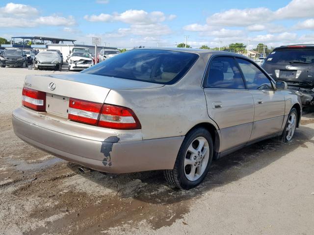 JT8BF28G010305826 - 2001 LEXUS ES 300 TAN photo 4