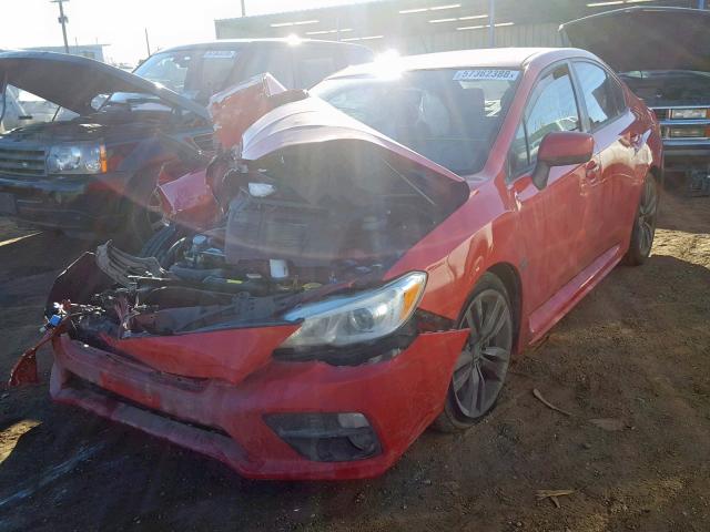 JF1VA1E65G9827901 - 2016 SUBARU WRX PREMIU RED photo 2