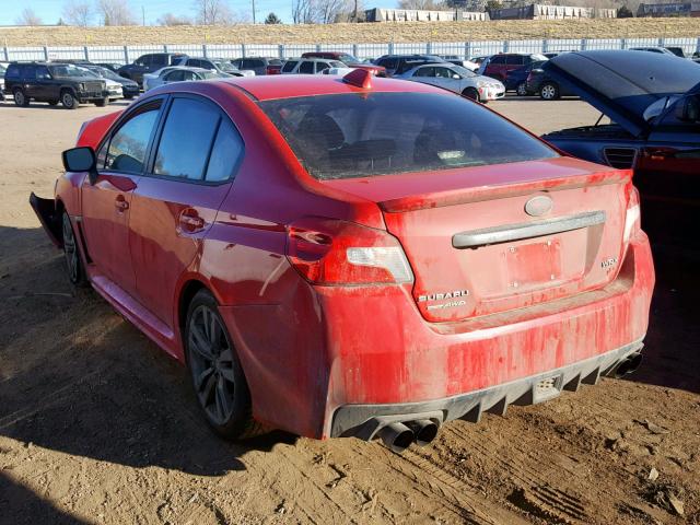 JF1VA1E65G9827901 - 2016 SUBARU WRX PREMIU RED photo 3