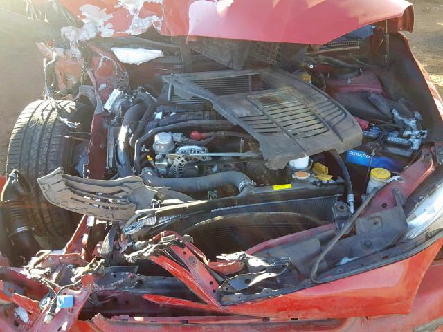 JF1VA1E65G9827901 - 2016 SUBARU WRX PREMIU RED photo 7