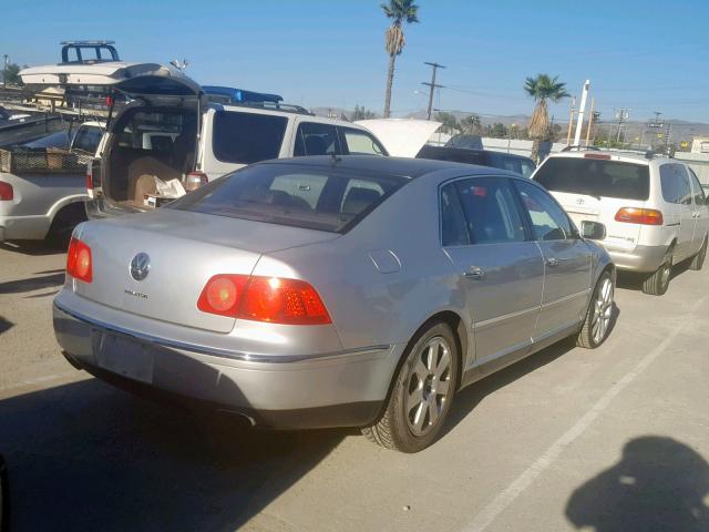 WVWAF63D248010878 - 2004 VOLKSWAGEN PHAETON 4. SILVER photo 4